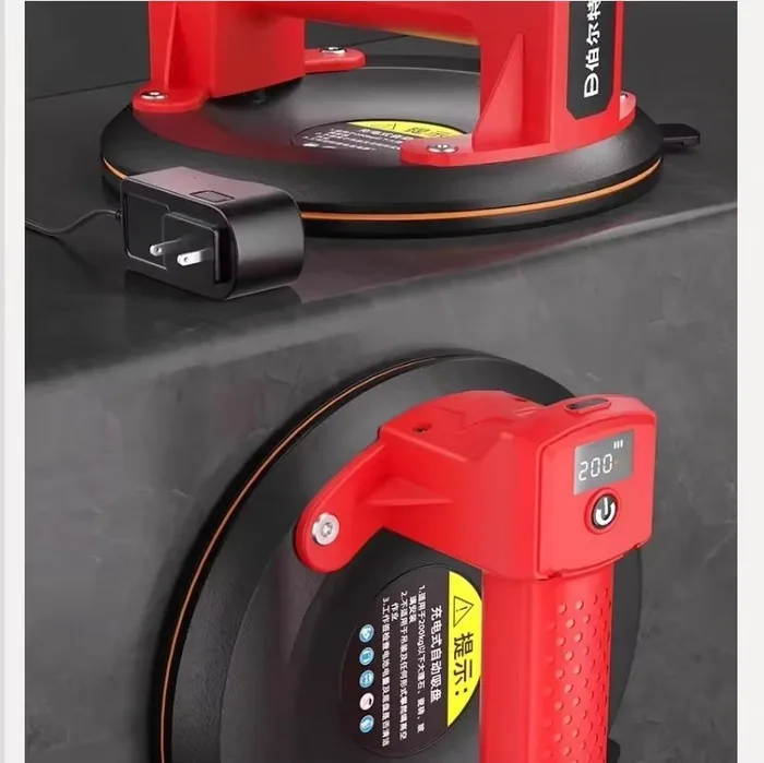 110V/220V Wiederaufladbarer elektrischer Vakuum-Saugnapf Gripster (110 V/220 V) mit automatischer Luftnachfüllung für Fliesen und Glas, robust und langlebig (DDC).